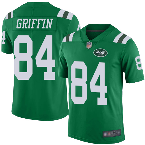 New York Jets Limited Green Youth Ryan Griffin Jersey NFL Football 84 Rush Vapor Untouchable